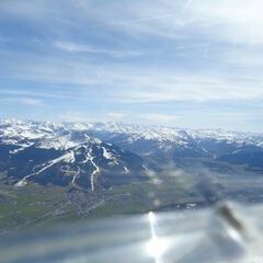 Flugwegposition um 13:19:53: Aufgenommen in der Nähe von Gemeinde Kirchdorf in Tirol, Österreich in 2310 Meter